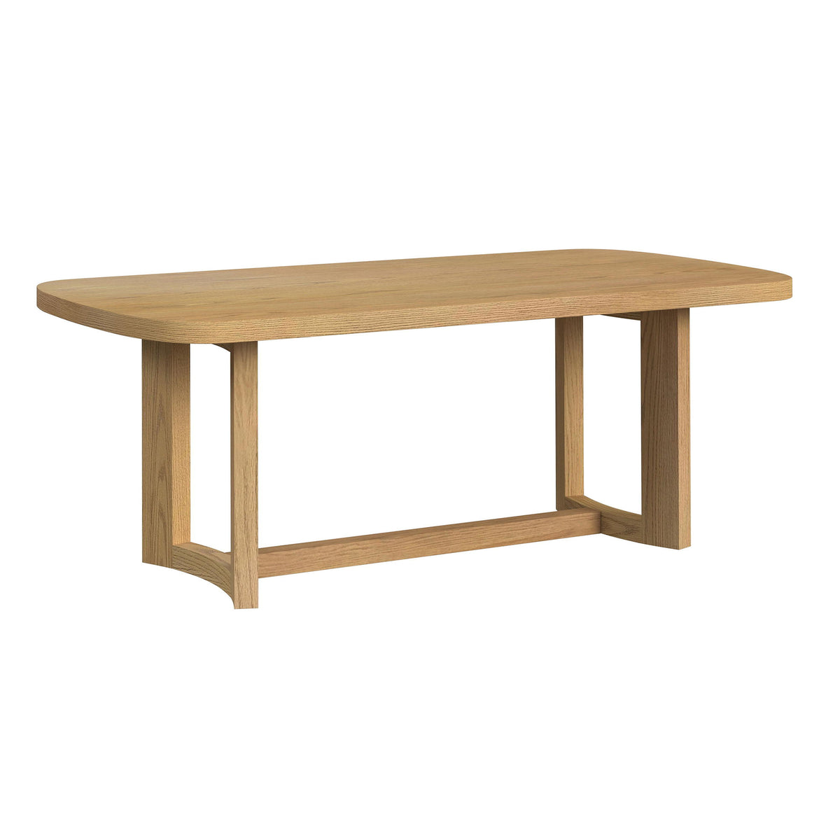 Portland Rectangular Dining Table in Black by Elements International