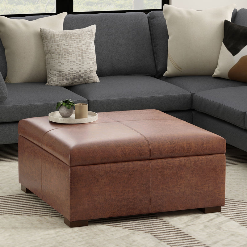 Gabbie - Coffee Table Upholstered Storage Ottoman