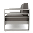 Cape Coral - Modern 3 Seater Sofa With Metal Tray