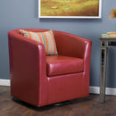 Melodize - Swivel Club Chair With Barrel Shape Design
