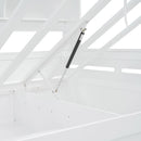 Daybed With All-In-One Cabinet And Shelf