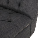 Chaise Lounge With Button Tufted Diamon Stitch
