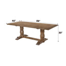 Leventis - Dining Table - Weathered Oak - Atlantic Fine Furniture Inc