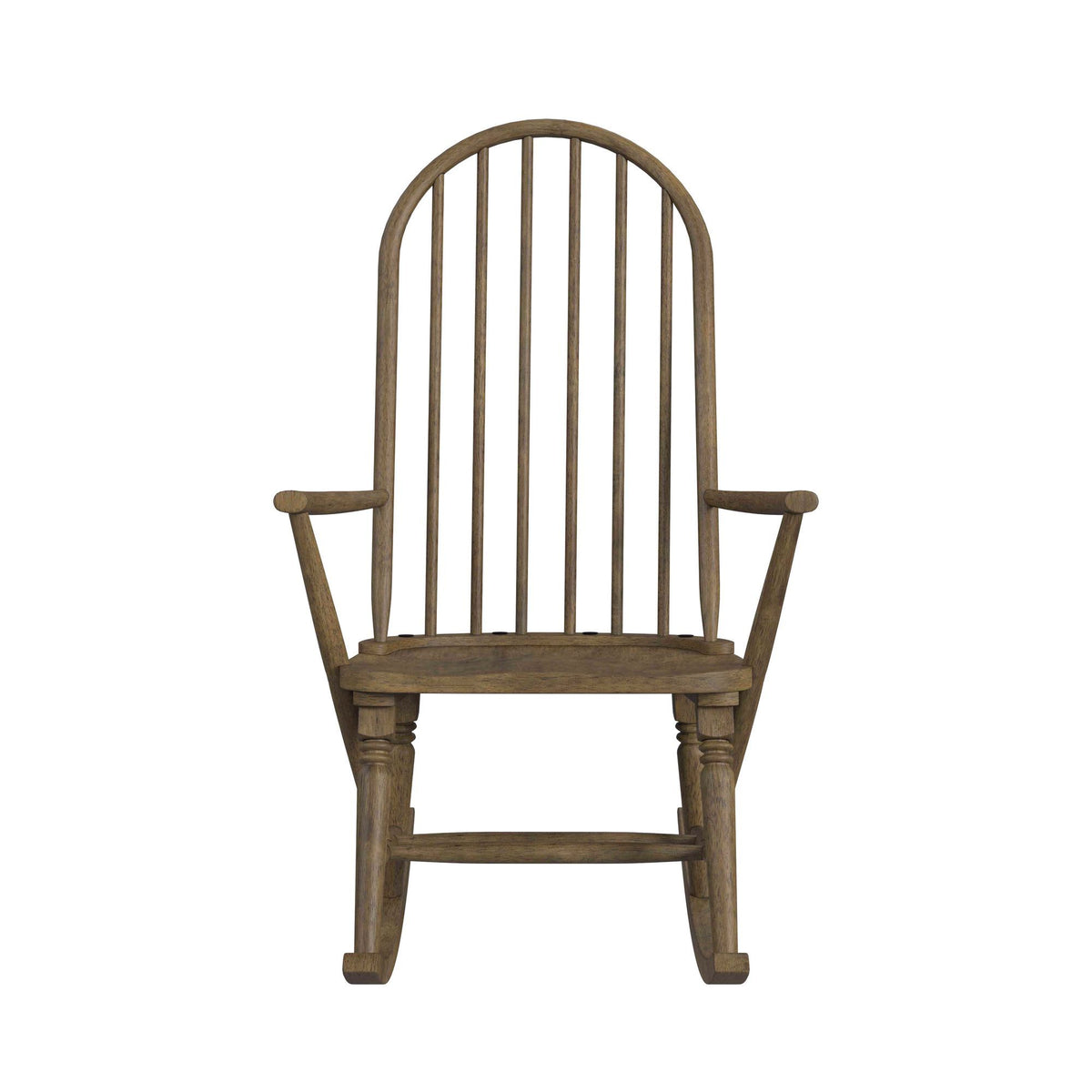 Heritage & Home Rocking Chair in Oak Brown by Elements International, view 2