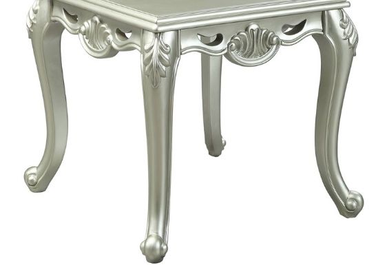 Qunsia - End Table - Champagne