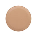 Mode - Leatherette Round C-Shaped Sofa Side Table - Saddle Brown