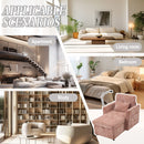 Multifunctional Chenille Recliner Sofa With Storage And Phone Bracket