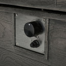 Transitional Rectangular Outdoor Propane Fire Pit With 50,000 Btu