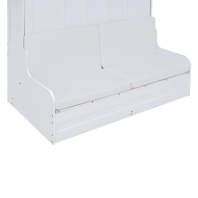 Murphy Wall Bed With Cushion, Space Saving Design, And Construction
