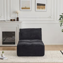Single Chaise Longue With Movable Ottoman For Living Room