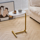 C-Shaped Side Table, Small Sofa Table For Cough, Bedroom