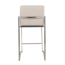 Fuji - Contemporary High Back Counter Stool, Functional Design