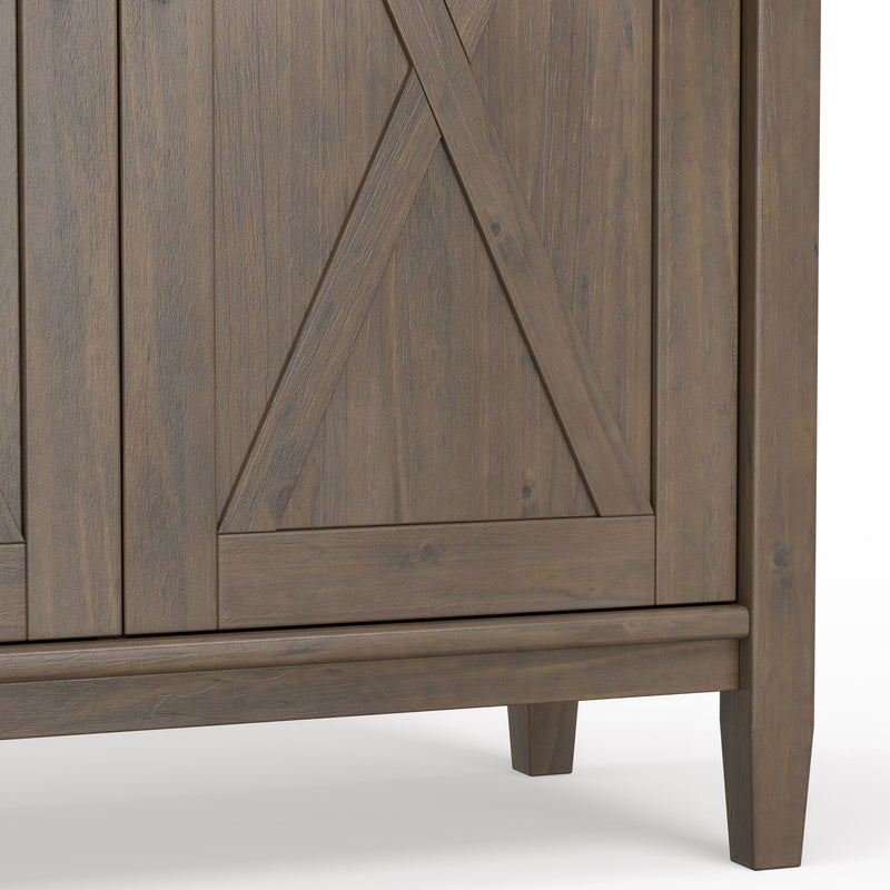 Ela - Low Storage Cabinet - Smoky Brown