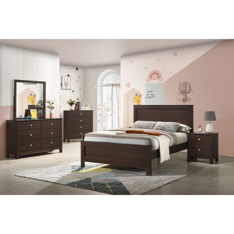 Sami - Youth Dresser And Mirror Set - Espresso