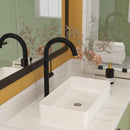 Modern Ceramic Rectangular Bathroom Vessel Sink With European Design