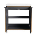 Modern Freestanding Bathroom Vanity With Resin Sink & Soft Close Cabinet Doors