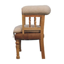 Strapped Hallway Bench