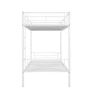 Twin Over Twin Metal Bunk Bed (White)( old sku: MF189201KAA )