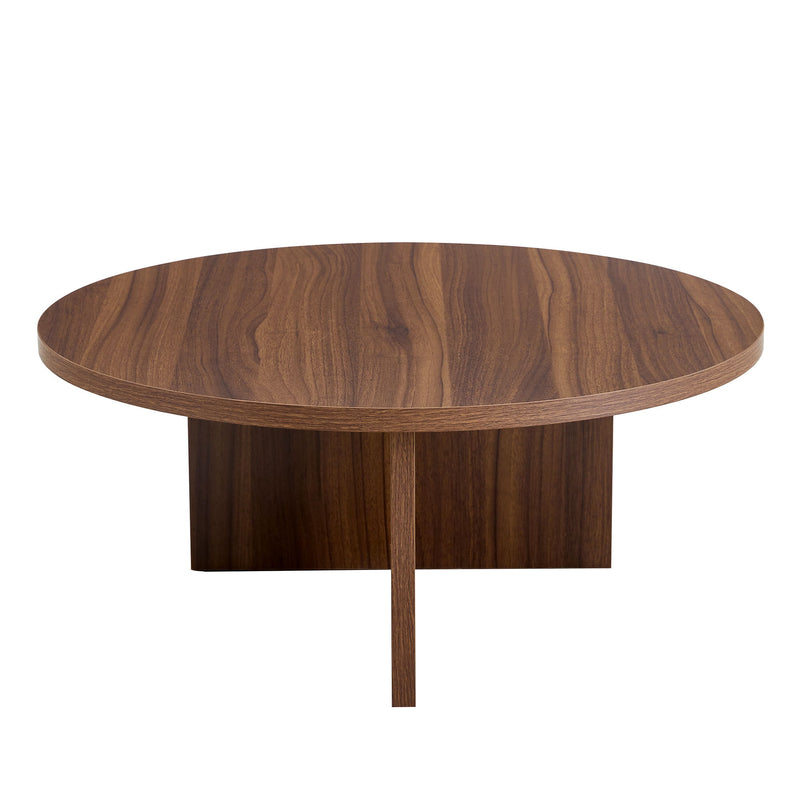 Versatile Round Coffee Table For Various Interior Styles