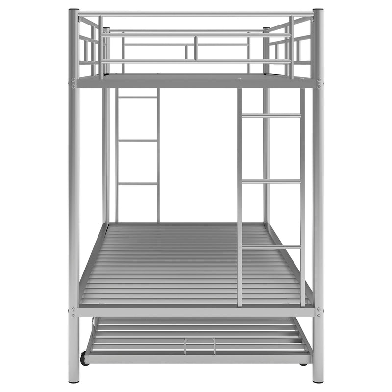 Twin Over Twin Bunk Bed With Trundle