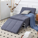 Modern Convertible Sofa Bed 4 In 1 Folding Ottoman Sleeper With Adjustable Backrest