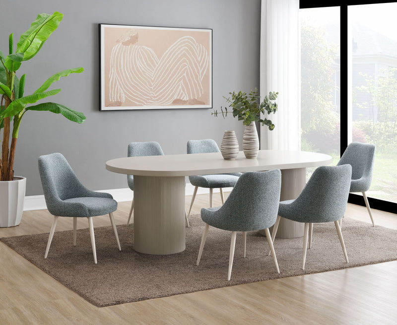 Laela - Dining Table - Bone White