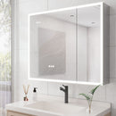 Bathroom Medicine Cabinet With Lights, LED Medicine Cabinet With Mirror, Lighted Medicine Cabinet With Defogger