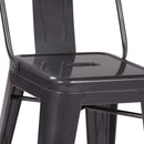 Rayne - Curved Back Metal Stool (Set of 2)