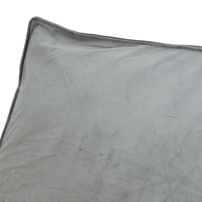 Fila - Velveteen Oversized Seater Bean Bag Chair With Armrests
