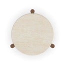 Verona - Accent Table - Beige / Dark Brown