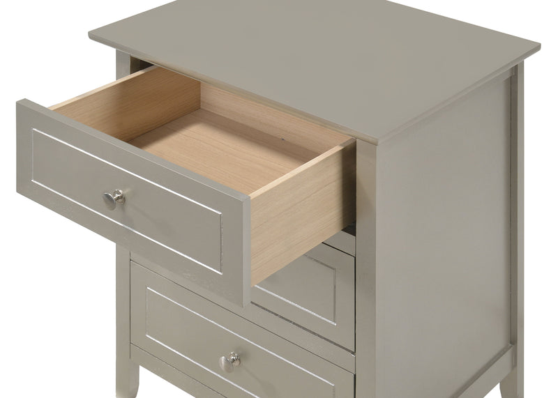 Daniel - 3 Drawer Nightstand