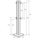 Rikkie - Coat Rack And Mirror - Walnut