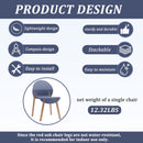 4 Piece Set Of Single Chairs With A Design Combining Modern And Traditional Elements