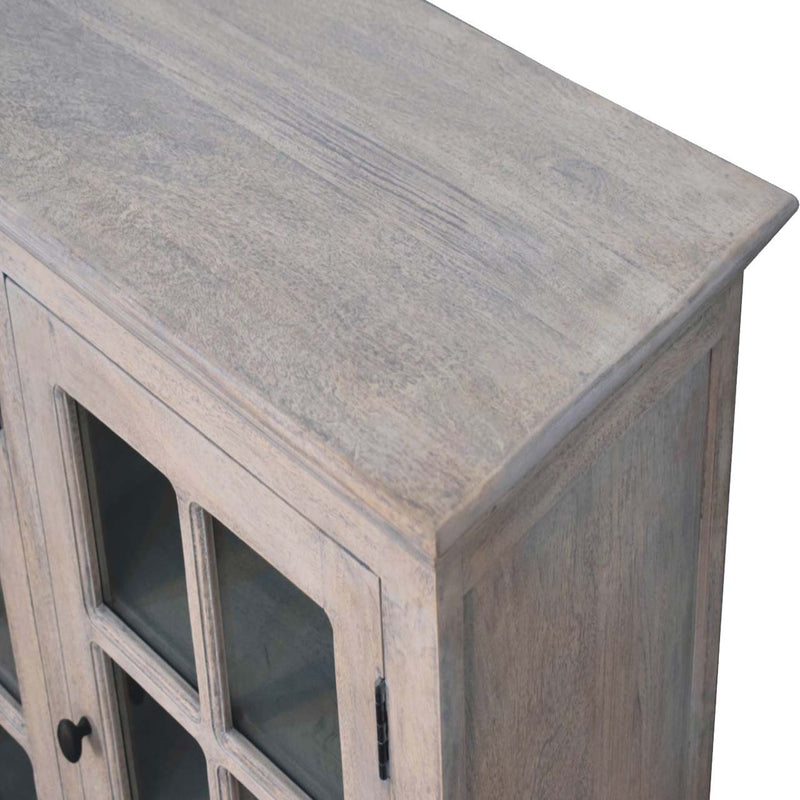 Triple Glazed Cabinet - Gray