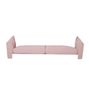 Contemporary 3 Seater Sofa With Plush Accents