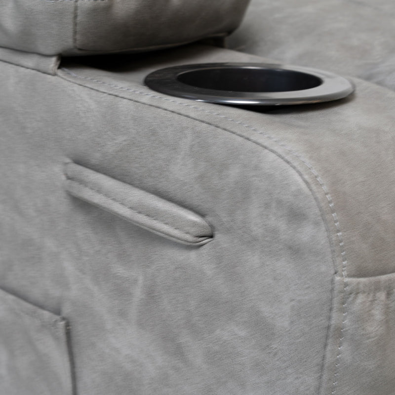 Large Size Electric Power Lift Recliner Chair Sofa With 8 Point Vibration Massage And Lumbar Heat