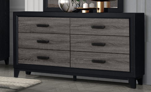 Soluto - Dresser - Gray / Black