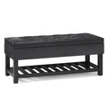 Cosmopolitan - Storage Ottoman Bench With Open Bottom