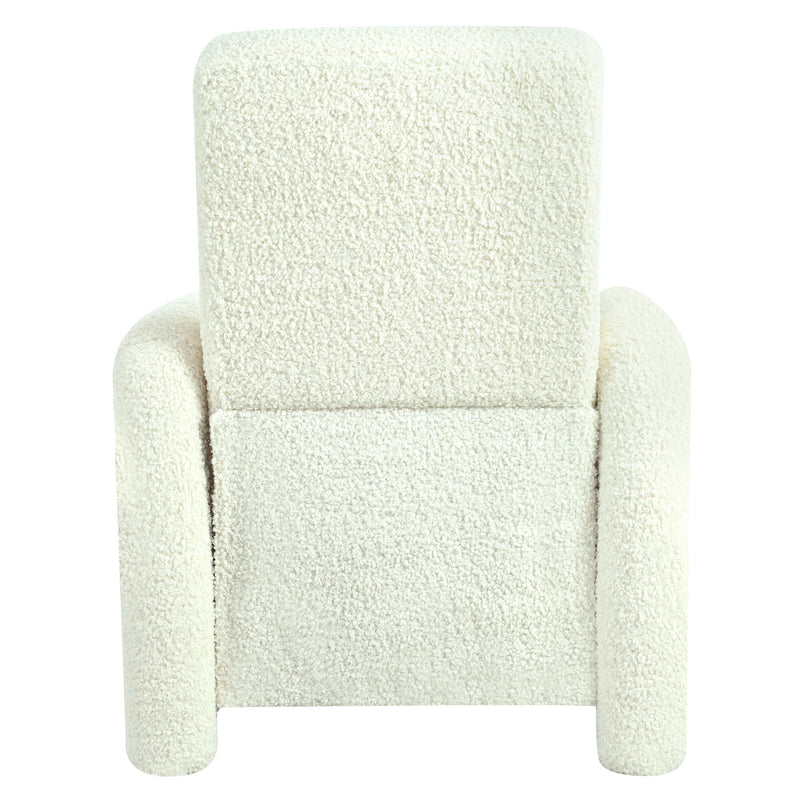Push Back Recliner Armchair Upholstered Recliner Chair Single Sofa With Adjustable Backrest