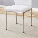 Luxury Simple High Resilience Dining Chair With Metal Legs