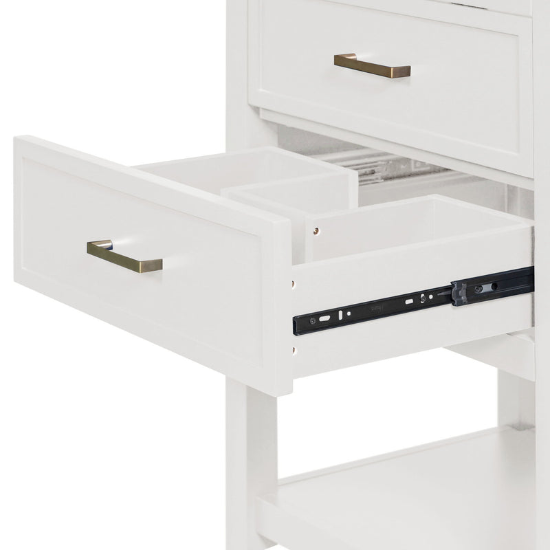 Bathroom Vanity With Top Sink, Modern Bathroom Storage Cabinet With 2 Drawers, Single Sink Bathroom Vanity