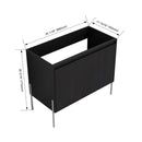 Freestanding Bathroom Vanity & Soft Close Cabinet Doors