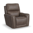 Carter - Power Recliner With Power Headrest & Lumbar - Cappuccino