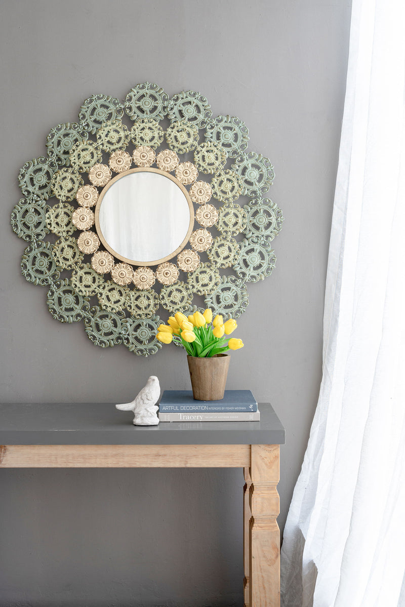 McGuire - Medallion Mirror - Multicolor