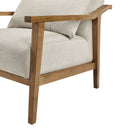 Reagan - Arm Accent Chair With Lumbar Pillow