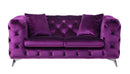 Atronia - Velvet Loveseat