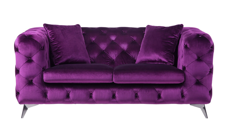 Atronia - Velvet Loveseat