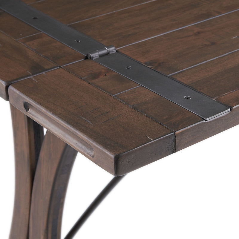New Bedford - Folding Top Dining Table - Allegro Brown