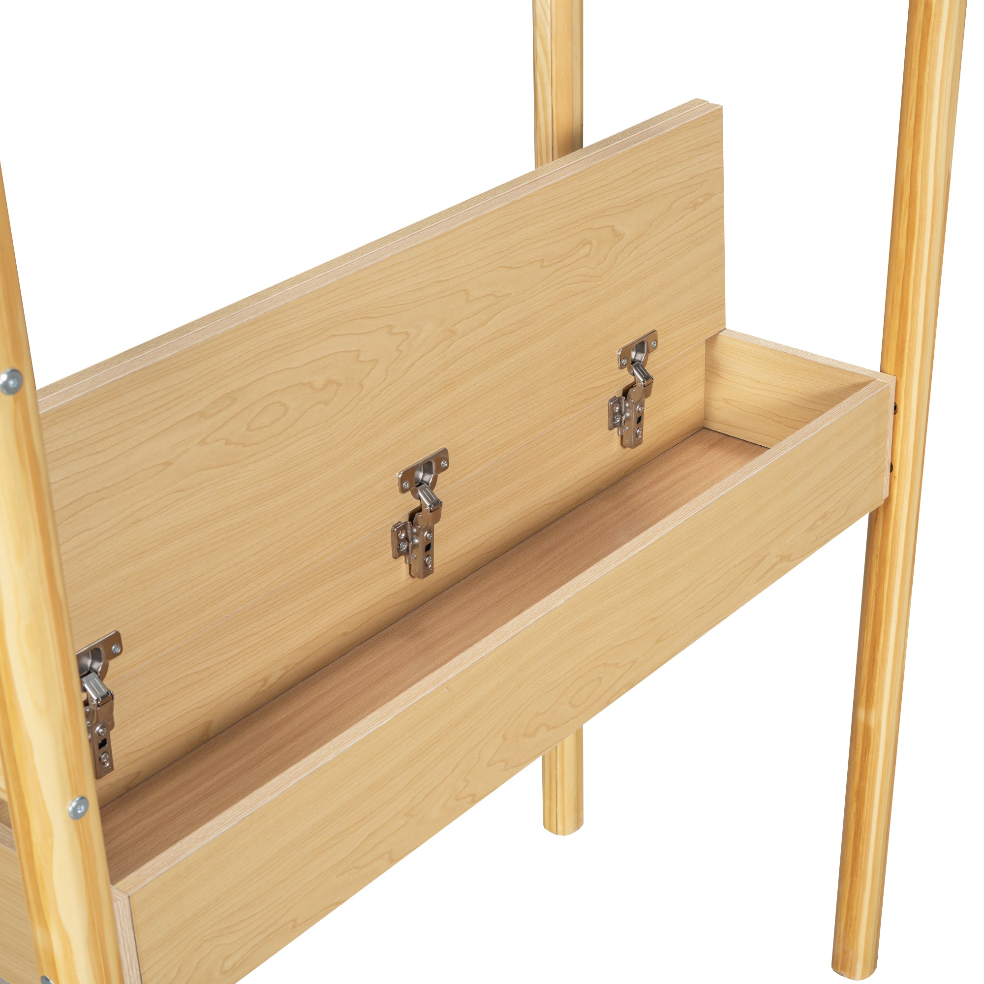 Twin Size Teddy FleeceLoft Bed Wood Bed, Natural - Atlantic Fine Furniture Melbourne FL