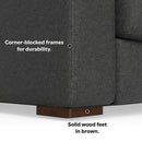 Charlie - Upholstered Deep Seater Sectional Sofa